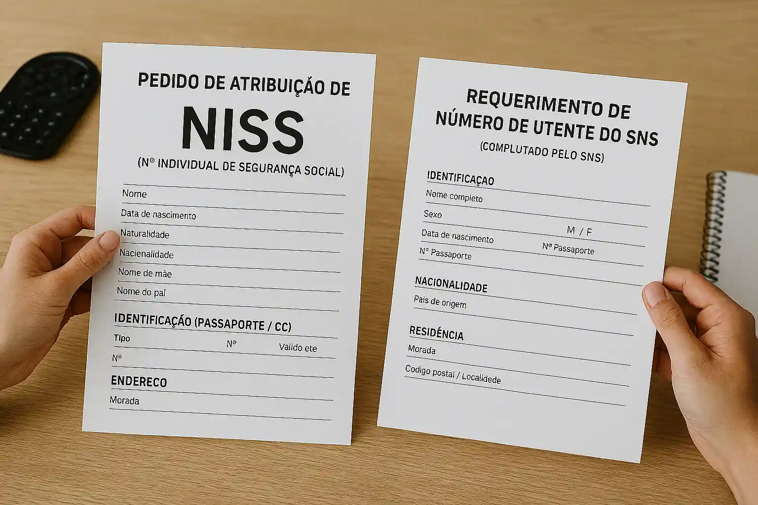 planillas de niss y numero de utente de jjgestoira